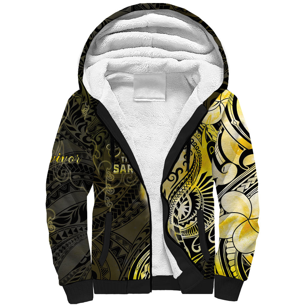 Sarcoma Support Sherpa Hoodie You Are Stronger Than Sarcoma