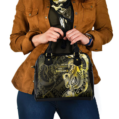 Sarcoma Support Shoulder Handbag You Are Stronger Than Sarcoma