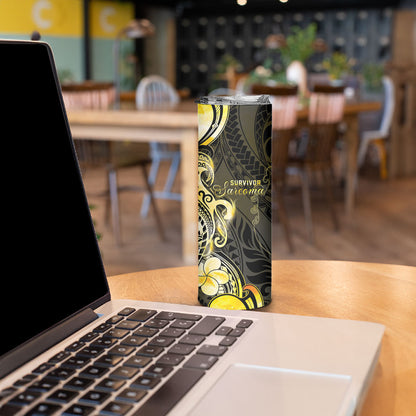Sarcoma Support Skinny Tumbler You Are Stronger Than Sarcoma