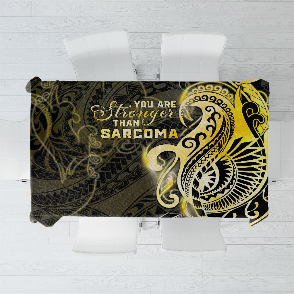 Sarcoma Support Tablecloth You Are Stronger Than Sarcoma