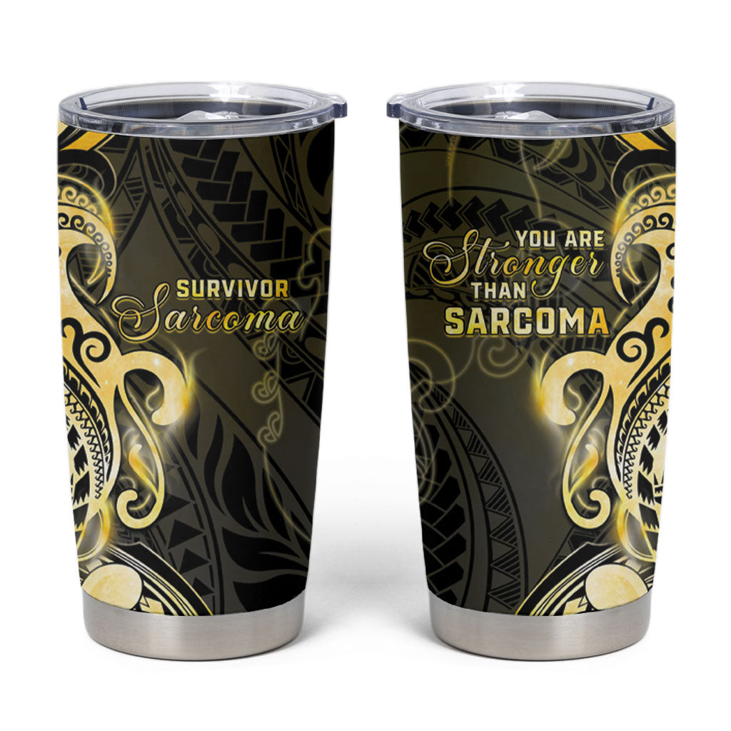 Sarcoma Support Tumbler Cup You Are Stronger Than Sarcoma