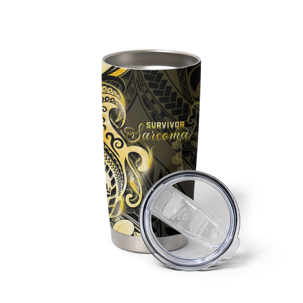 Sarcoma Support Tumbler Cup You Are Stronger Than Sarcoma