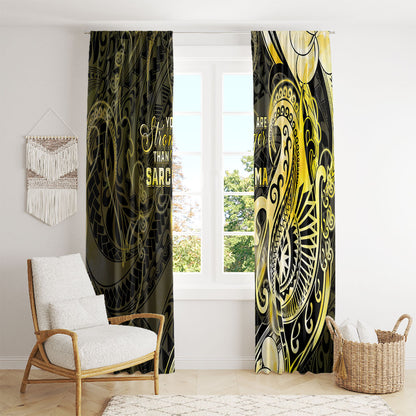 Sarcoma Support Window Curtain You Are Stronger Than Sarcoma