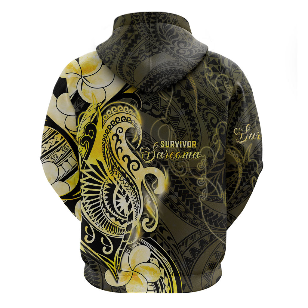 Sarcoma Support Zip Hoodie You Are Stronger Than Sarcoma