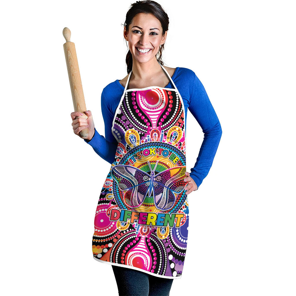 Australia Indigenous Autism Support Apron Its Okay To Be Different