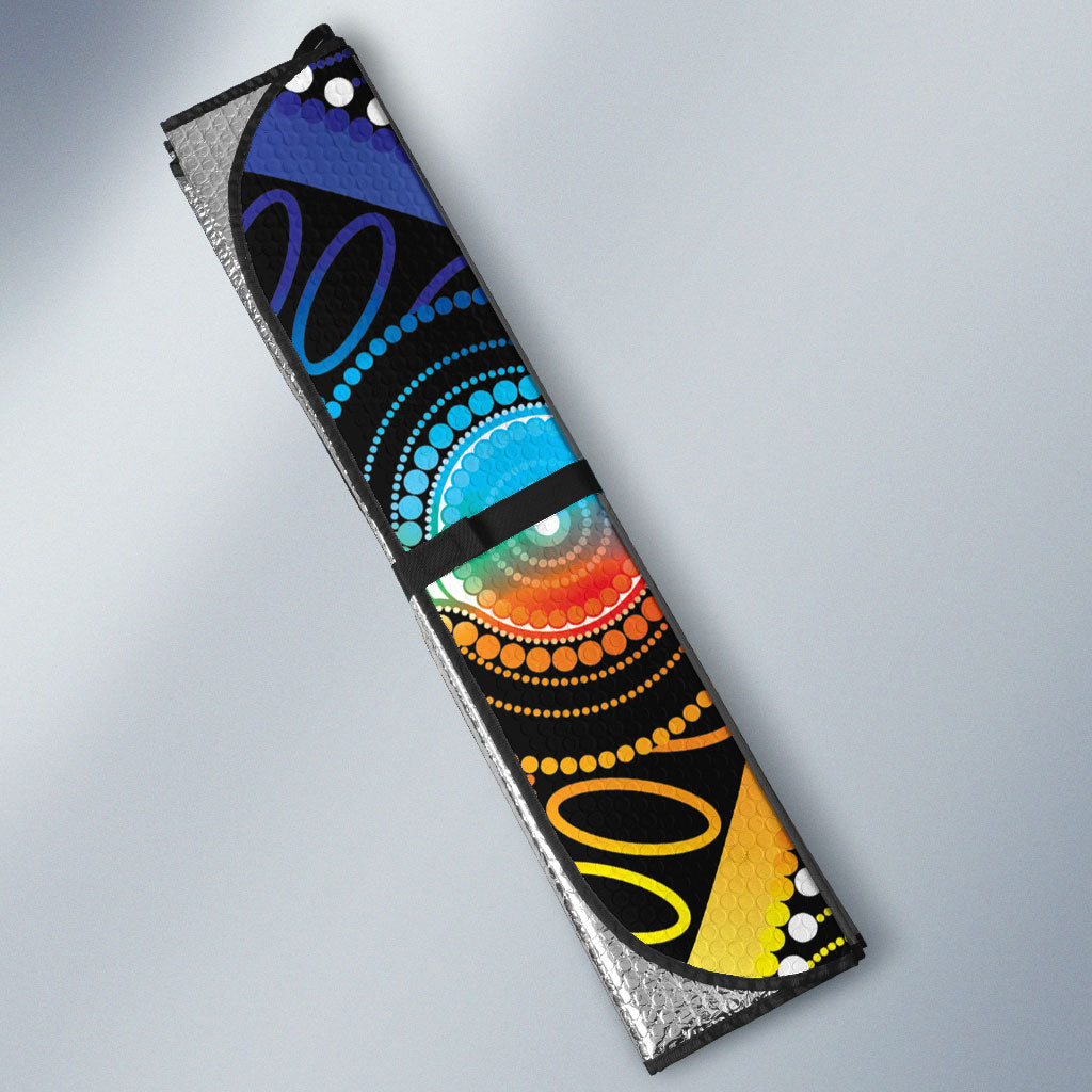 Australia Indigenous Autism Support Auto Sun Shade Its Okay To Be Different