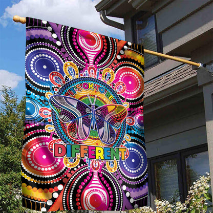 Australia Indigenous Autism Support Garden Flag Its Okay To Be Different