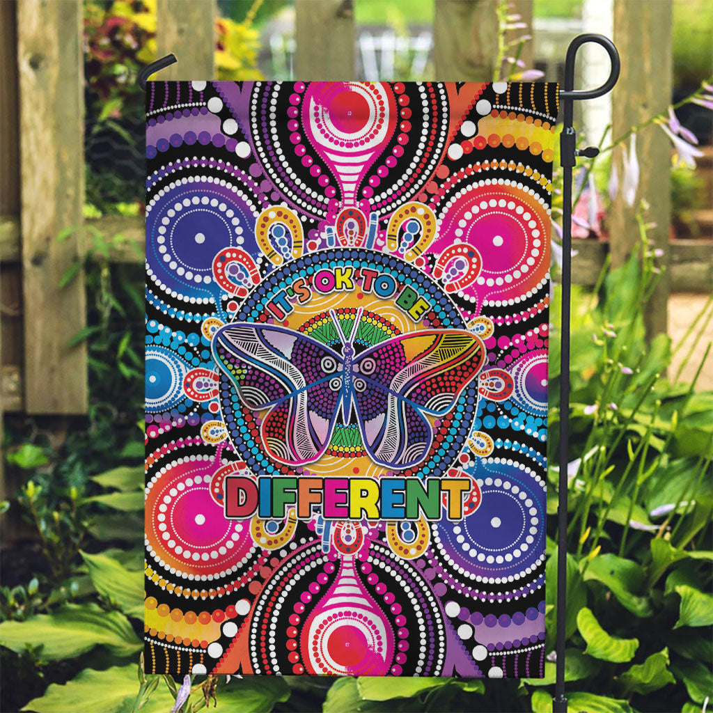 Australia Indigenous Autism Support Garden Flag Its Okay To Be Different