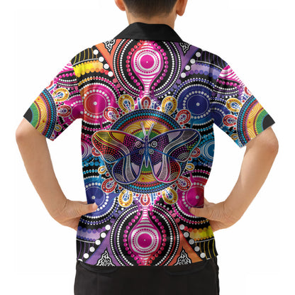 Australia Indigenous Autism Support Kid Hawaiian Shirt Its Okay To Be Different