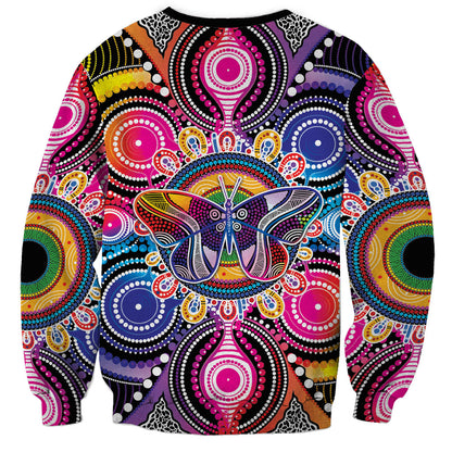 Australia Indigenous Autism Support Sweatshirt Its Okay To Be Different