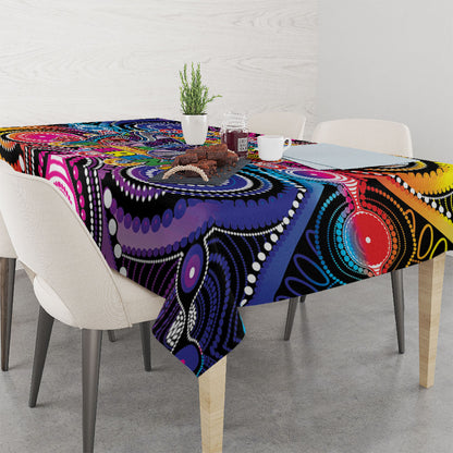 Australia Indigenous Autism Support Tablecloth Its Okay To Be Different