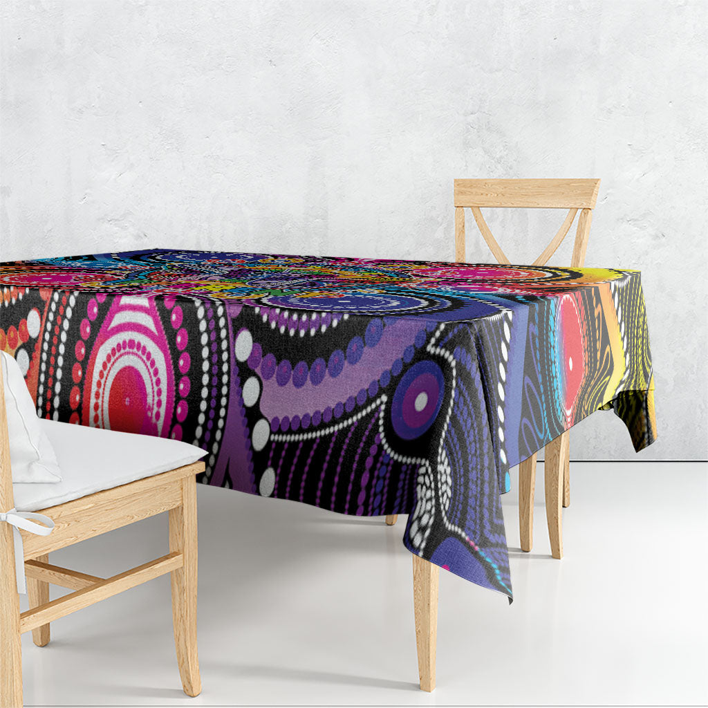 Australia Indigenous Autism Support Tablecloth Its Okay To Be Different