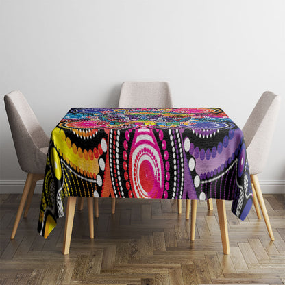 Australia Indigenous Autism Support Tablecloth Its Okay To Be Different