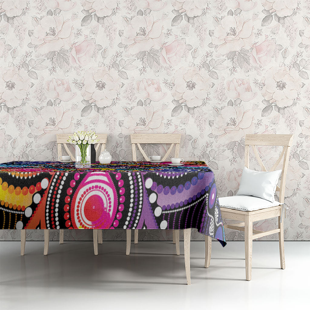 Australia Indigenous Autism Support Tablecloth Its Okay To Be Different