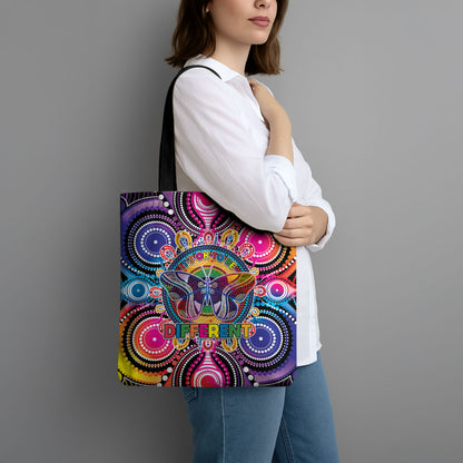 Australia Indigenous Autism Support Tote Bag Its Okay To Be Different