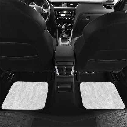 Personalised Brain Cancer Support Car Mats Ribbon Polynesian Pattern