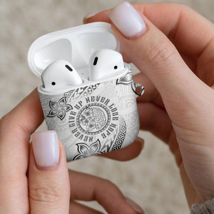 Brain Cancer Warrior AirPods Case Never Give Up