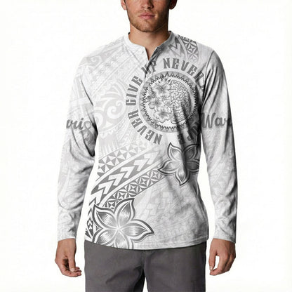 Brain Cancer Warrior Button Sweatshirt Never Give Up