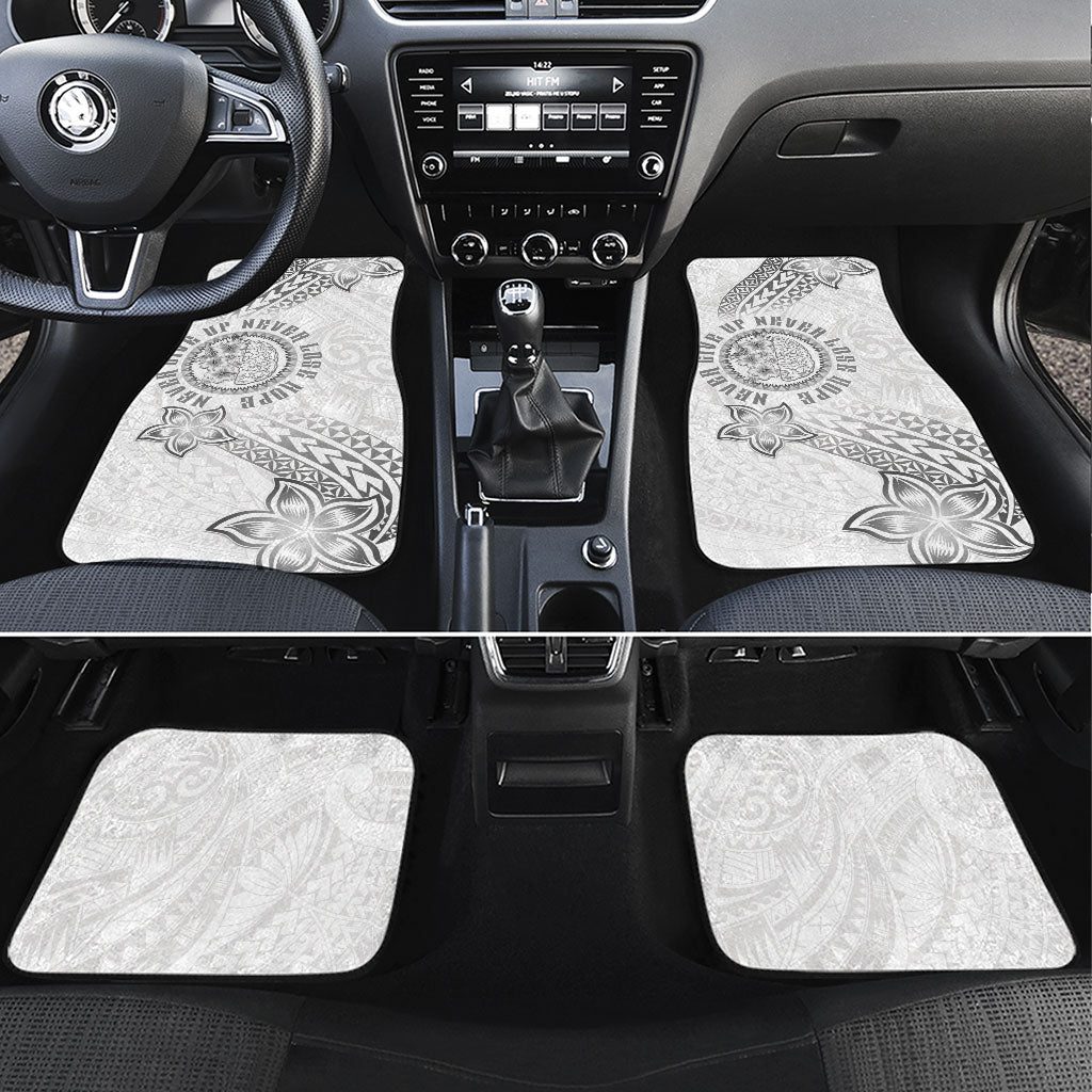 Brain Cancer Warrior Car Mats Never Give Up