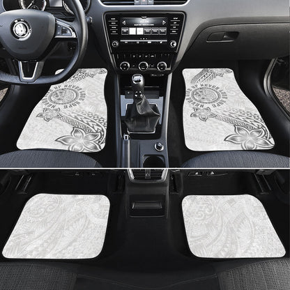 Brain Cancer Warrior Car Mats Never Give Up