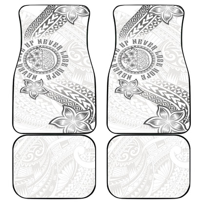 Brain Cancer Warrior Car Mats Never Give Up