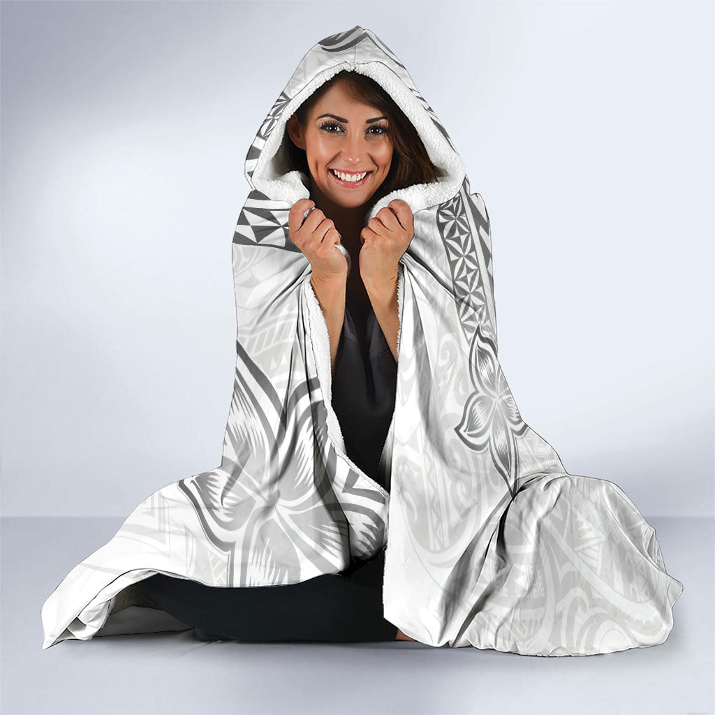 Brain Cancer Warrior Hooded Blanket Never Give Up