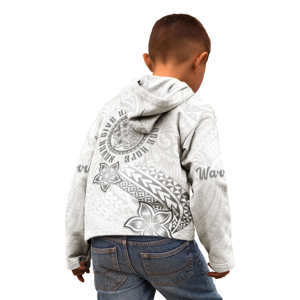 Brain Cancer Warrior Kid Hoodie Never Give Up