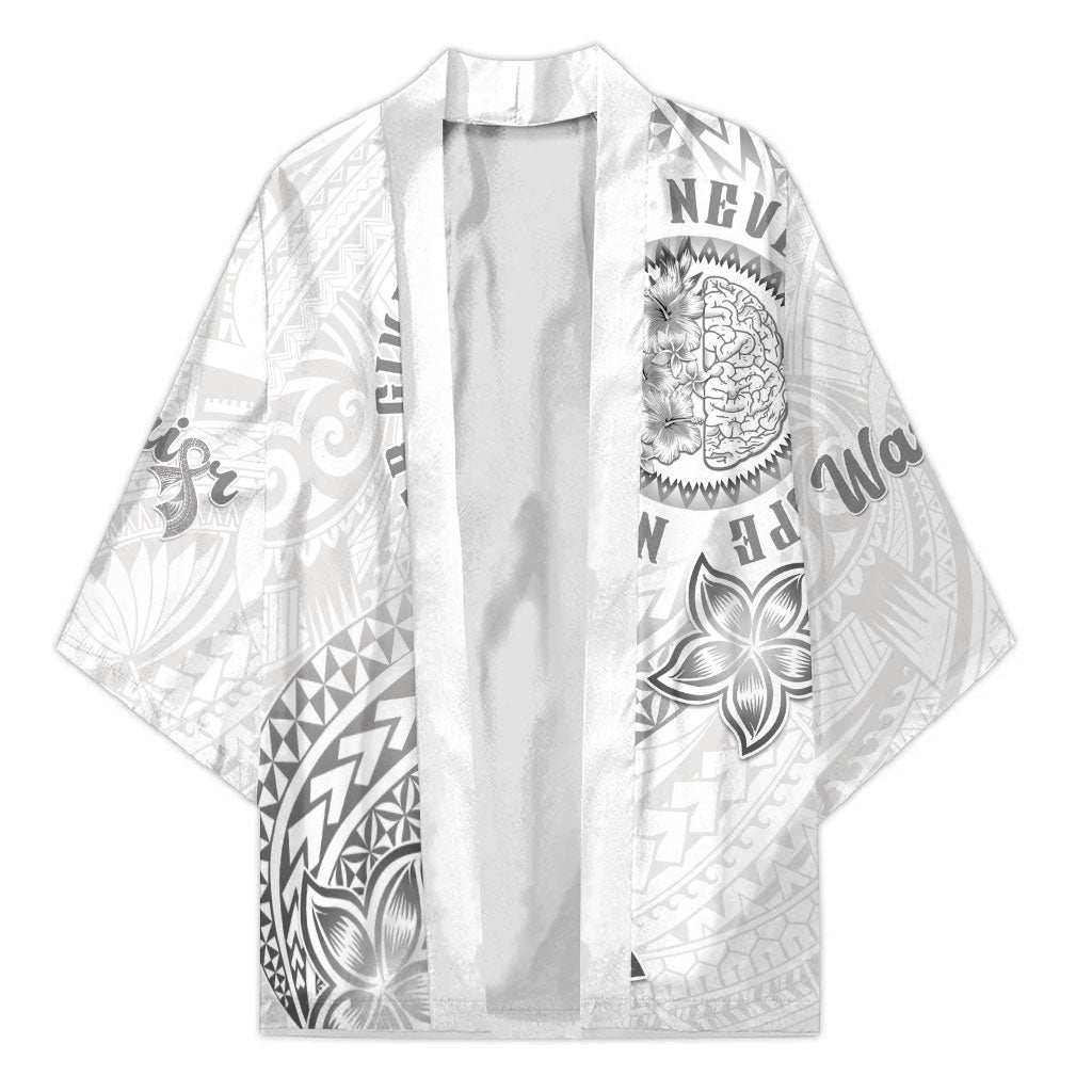 Brain Cancer Warrior Kimono Never Give Up