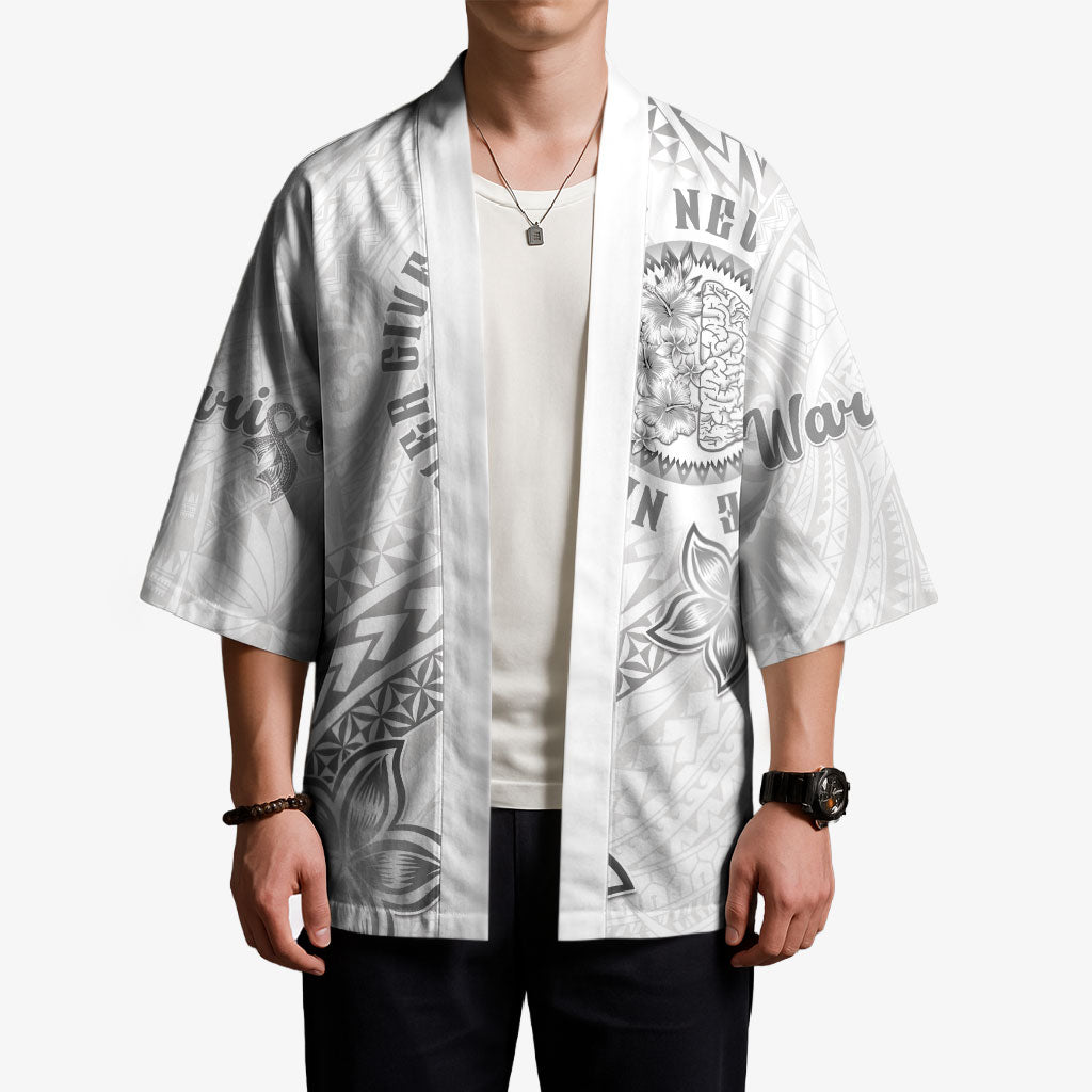 Brain Cancer Warrior Kimono Never Give Up