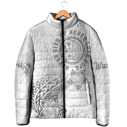 Brain Cancer Warrior Padded Jacket Never Give Up