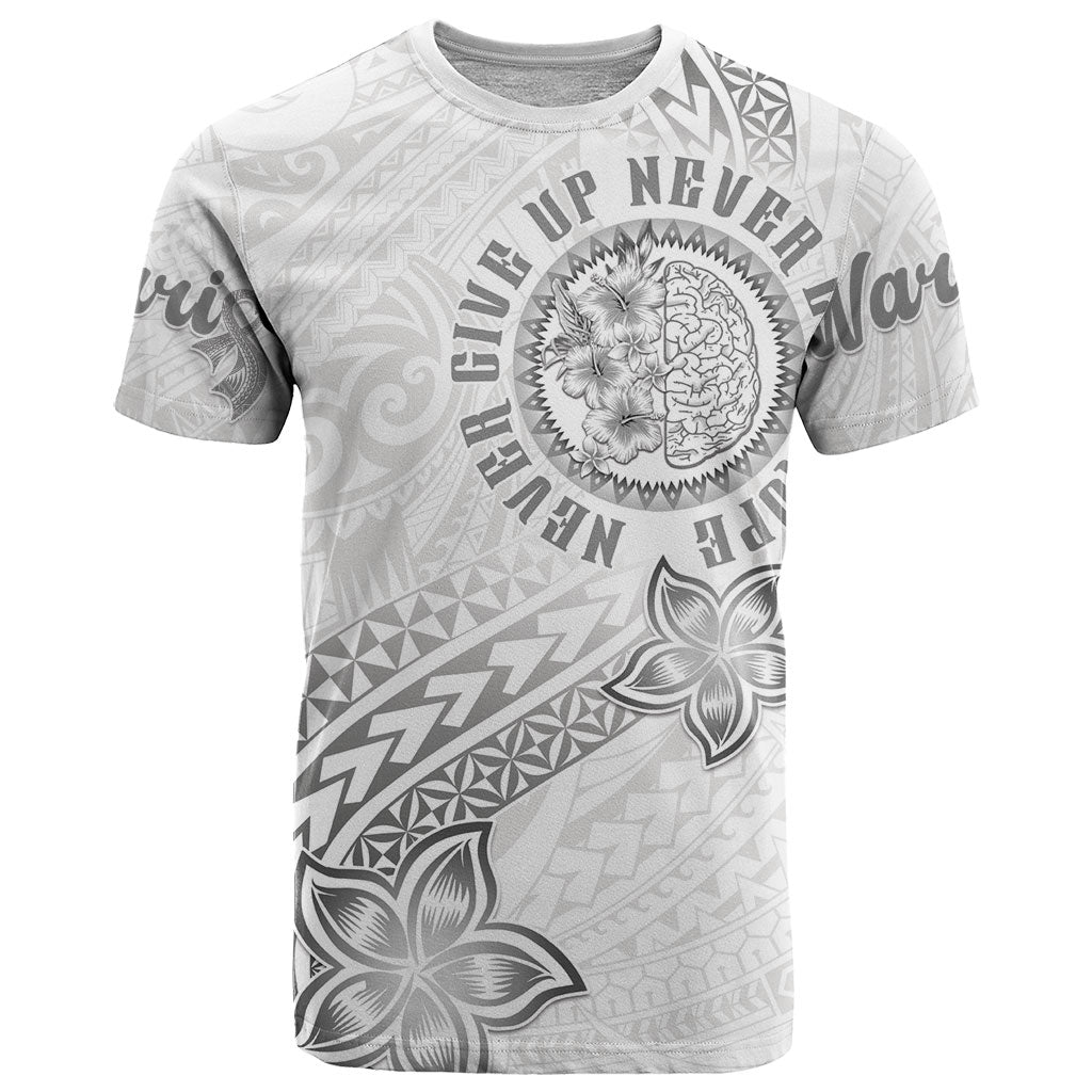 Brain Cancer Warrior T Shirt Never Give Up