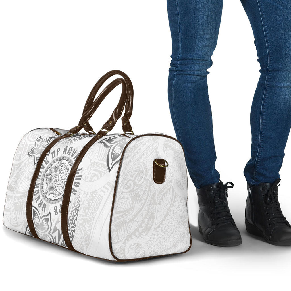 Brain Cancer Warrior Travel Bag Never Give Up