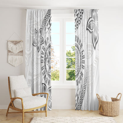 Brain Cancer Warrior Window Curtain Never Give Up