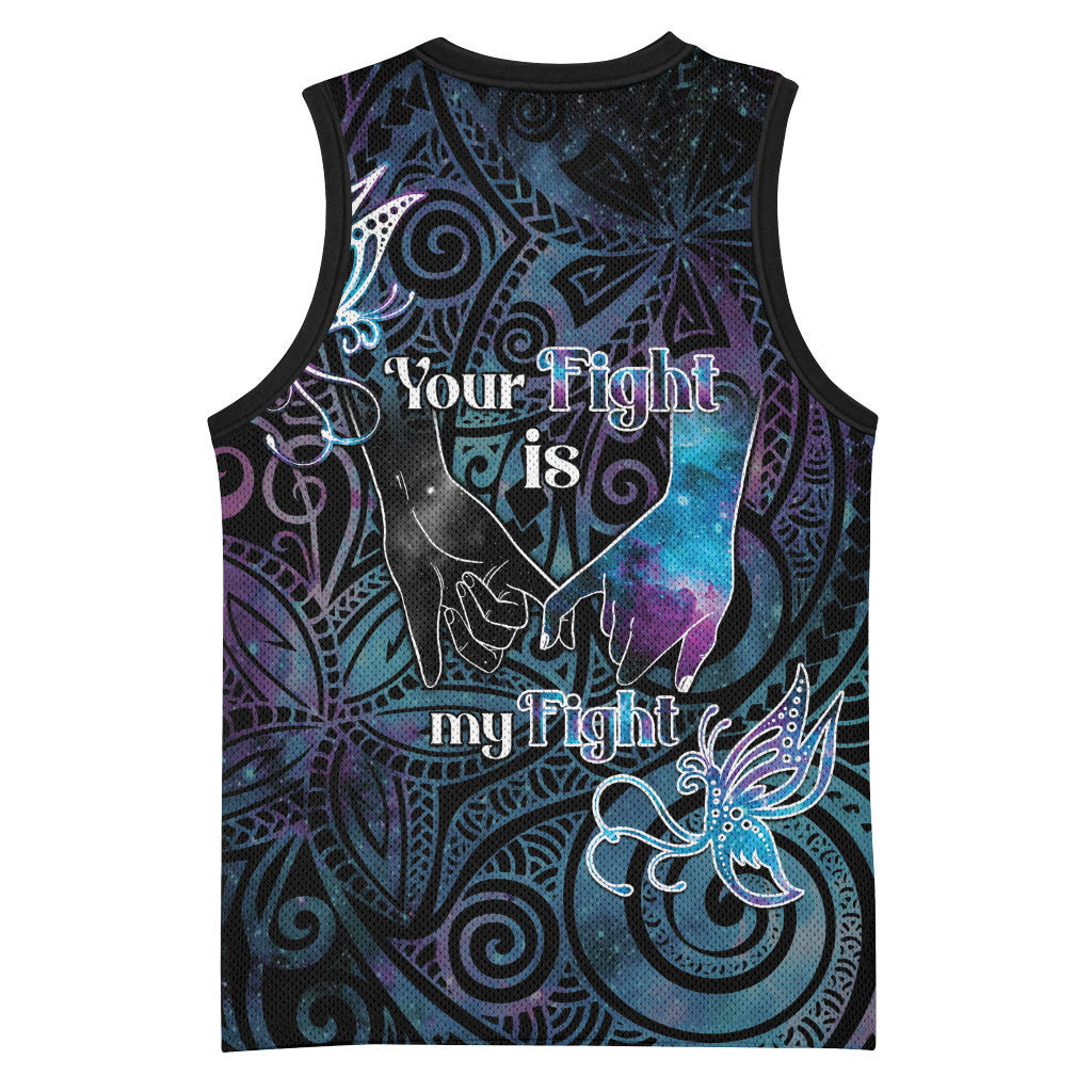 Suicide Prevention Basketball Jersey You Are Not Alone