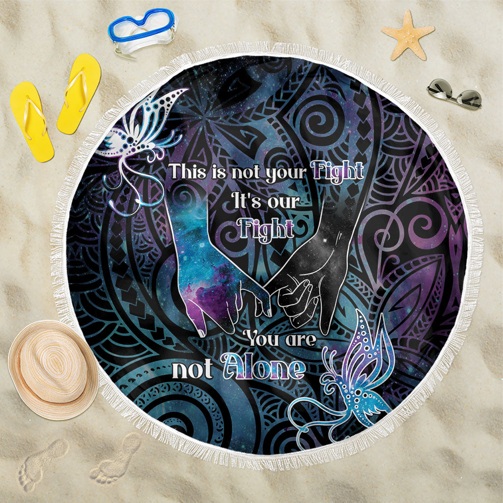 Suicide Prevention Beach Blanket You Are Not Alone