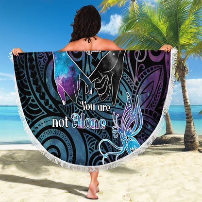 Suicide Prevention Beach Blanket You Are Not Alone