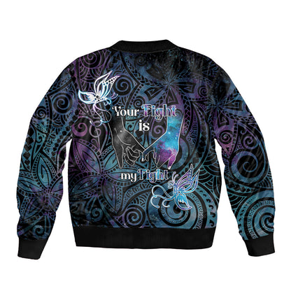 Suicide Prevention Bomber Jacket You Are Not Alone