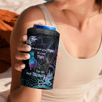 Suicide Prevention 4 in 1 Can Cooler Tumbler You Are Not Alone