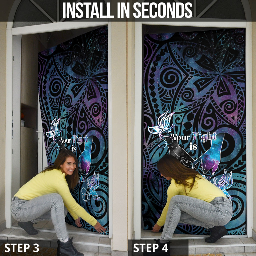 Suicide Prevention Door Cover You Are Not Alone