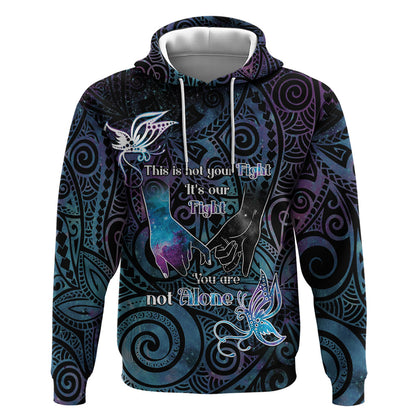 Suicide Prevention Hoodie You Are Not Alone