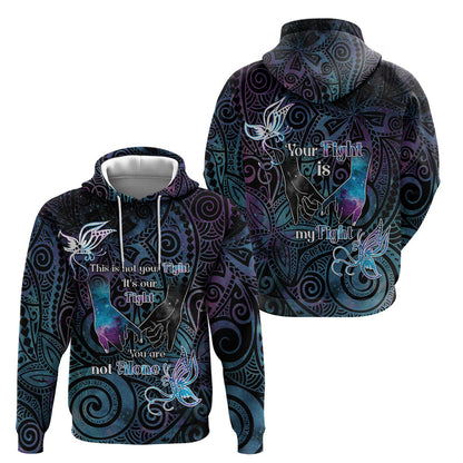 Suicide Prevention Hoodie You Are Not Alone