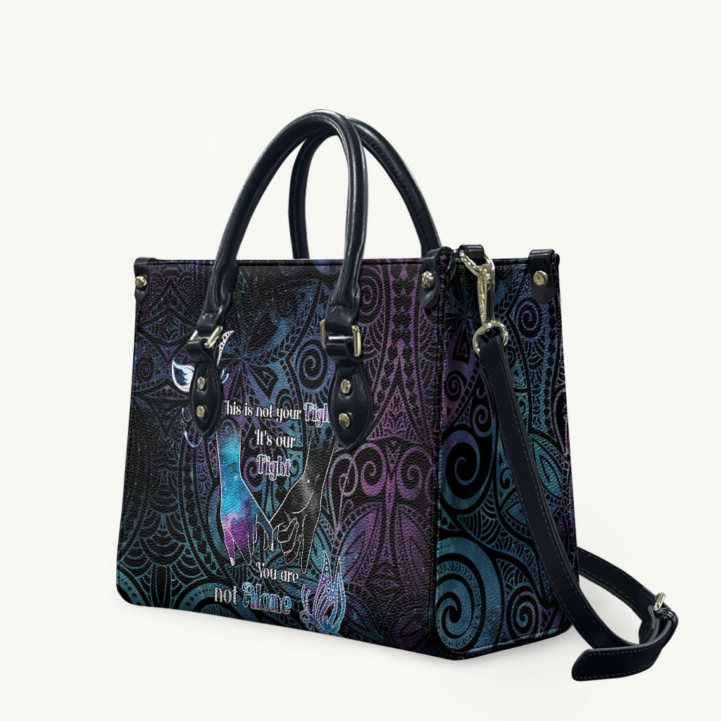 Suicide Prevention Leather Bag You Are Not Alone