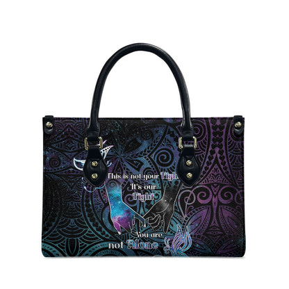 Suicide Prevention Leather Bag You Are Not Alone