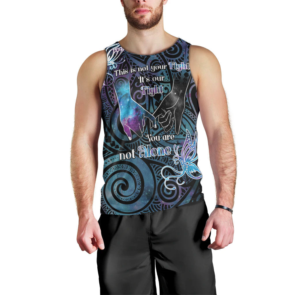 Suicide Prevention Men Tank Top You Are Not Alone