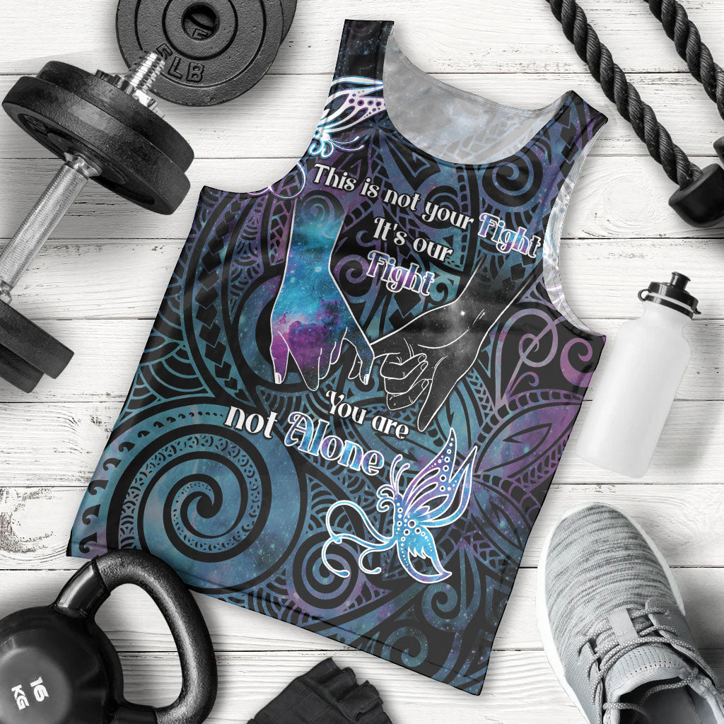 Suicide Prevention Men Tank Top You Are Not Alone