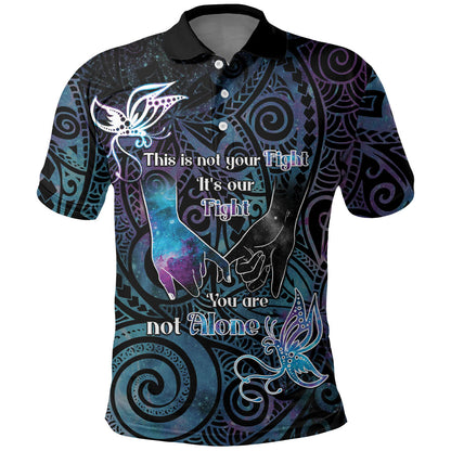 Suicide Prevention Polo Shirt You Are Not Alone
