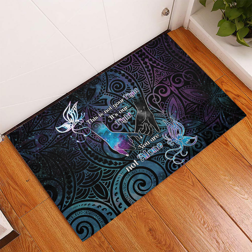 Suicide Prevention Rubber Doormat You Are Not Alone