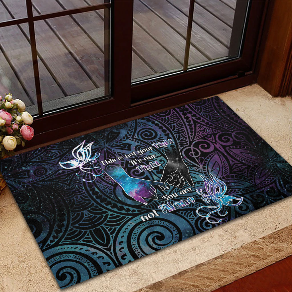 Suicide Prevention Rubber Doormat You Are Not Alone
