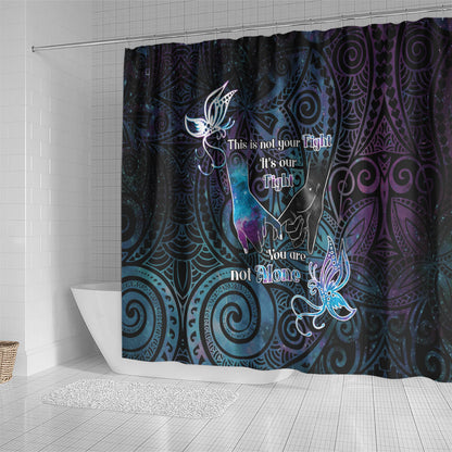 Suicide Prevention Shower Curtain You Are Not Alone