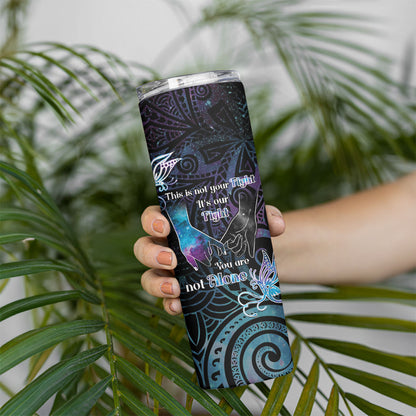 Suicide Prevention Skinny Tumbler You Are Not Alone